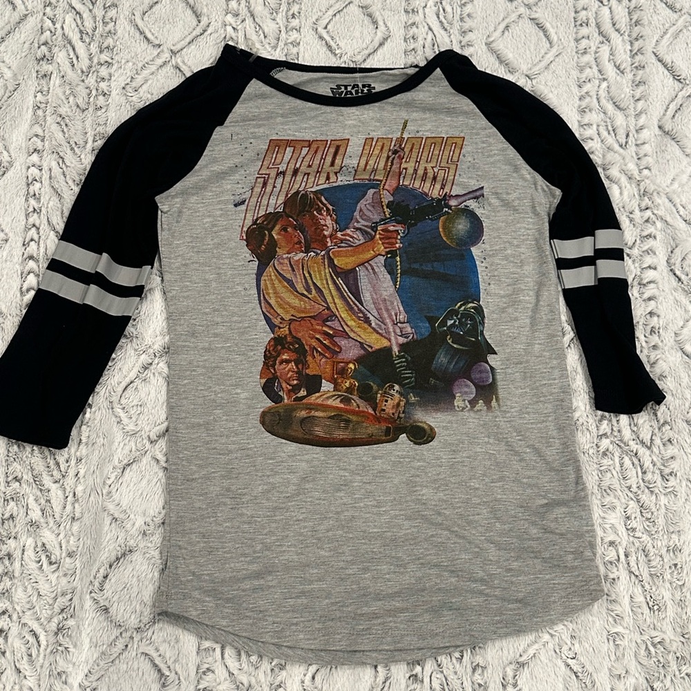 Star Wars 3/4 sleeve tee shirt NWT
